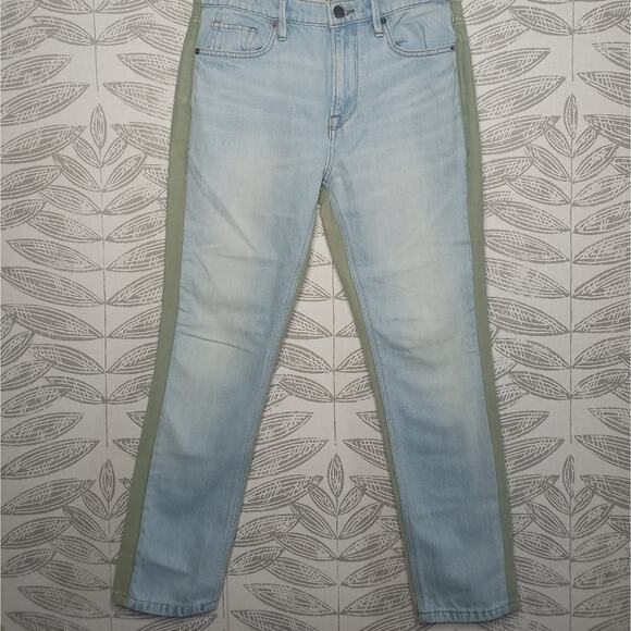 Frame Le Beau Jeans Two Tone Cropped - Picture 5 of 8
